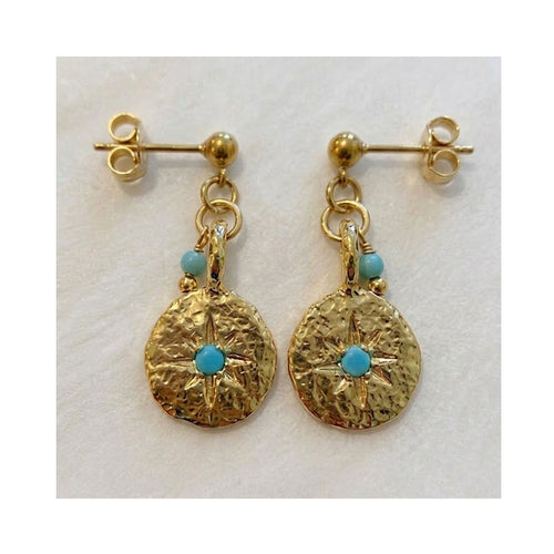 Earring December Birthstone - Inner Compass Turqoise