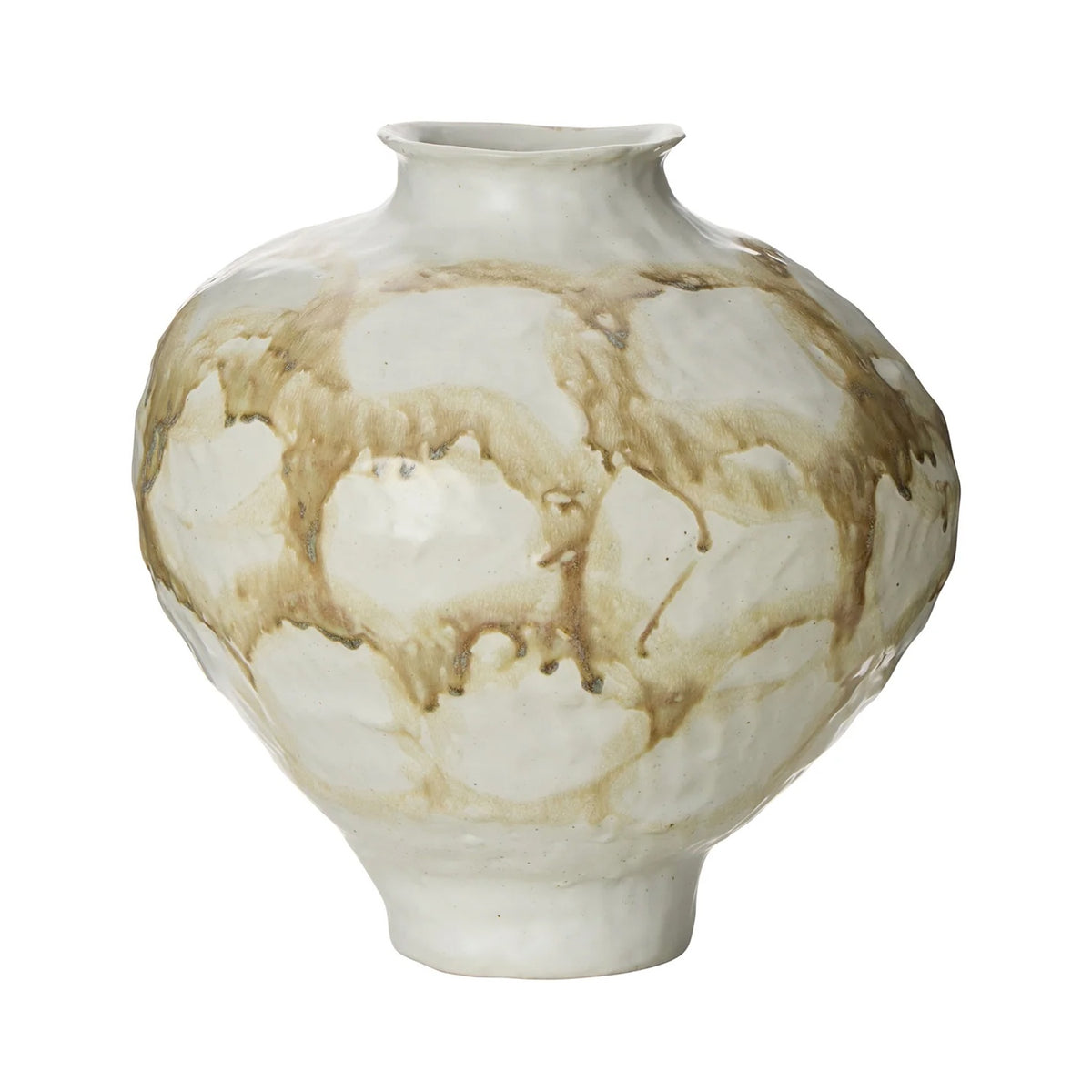 Vase Erol Off White & Green
