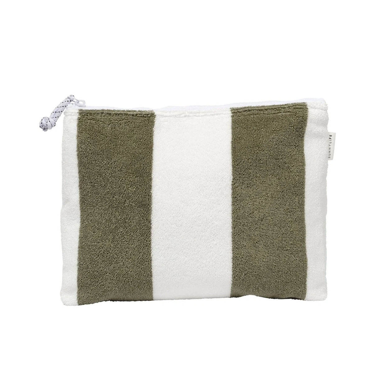 Pouch Terry Beach The Vacay Olive Stripe