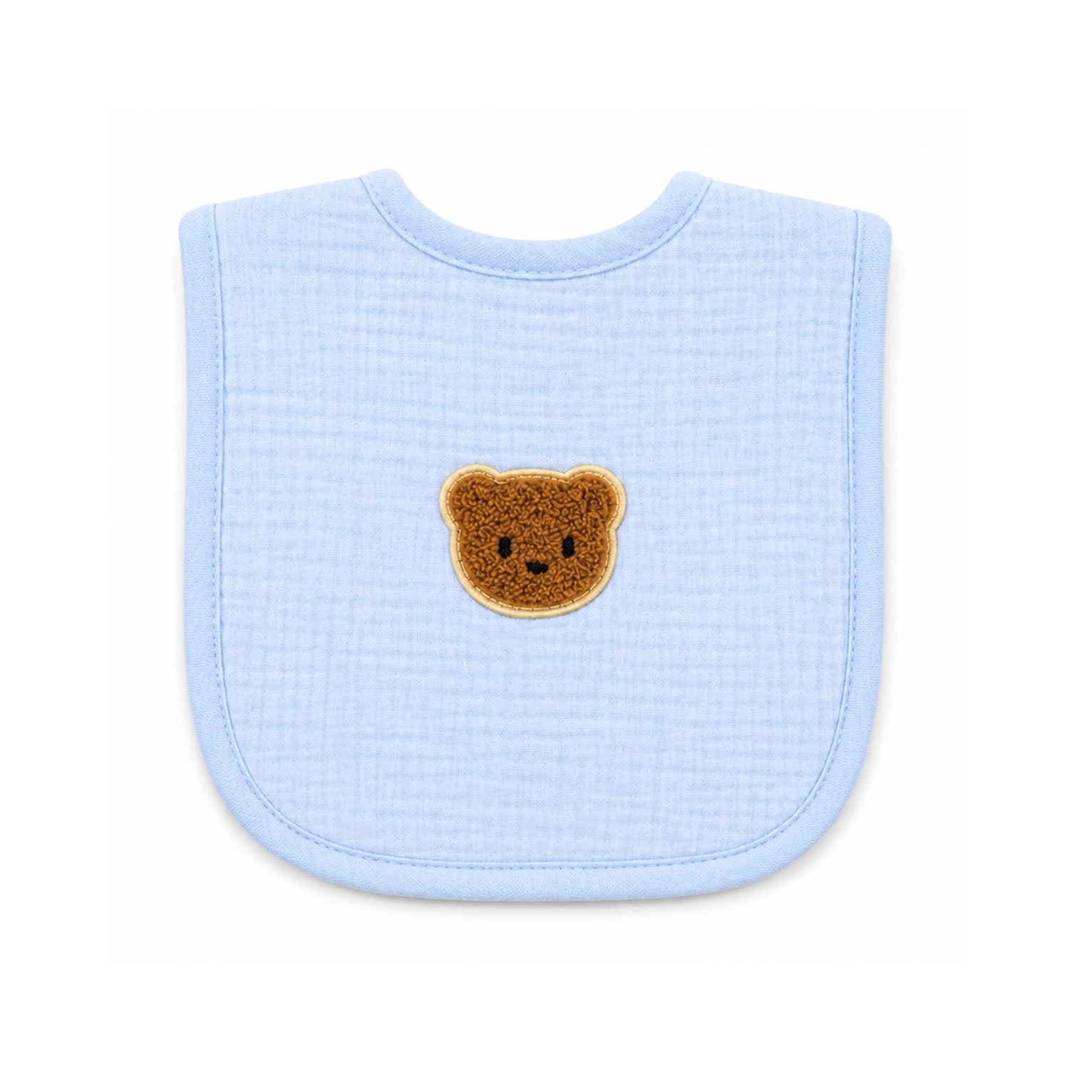 Bib Teddy - Blue