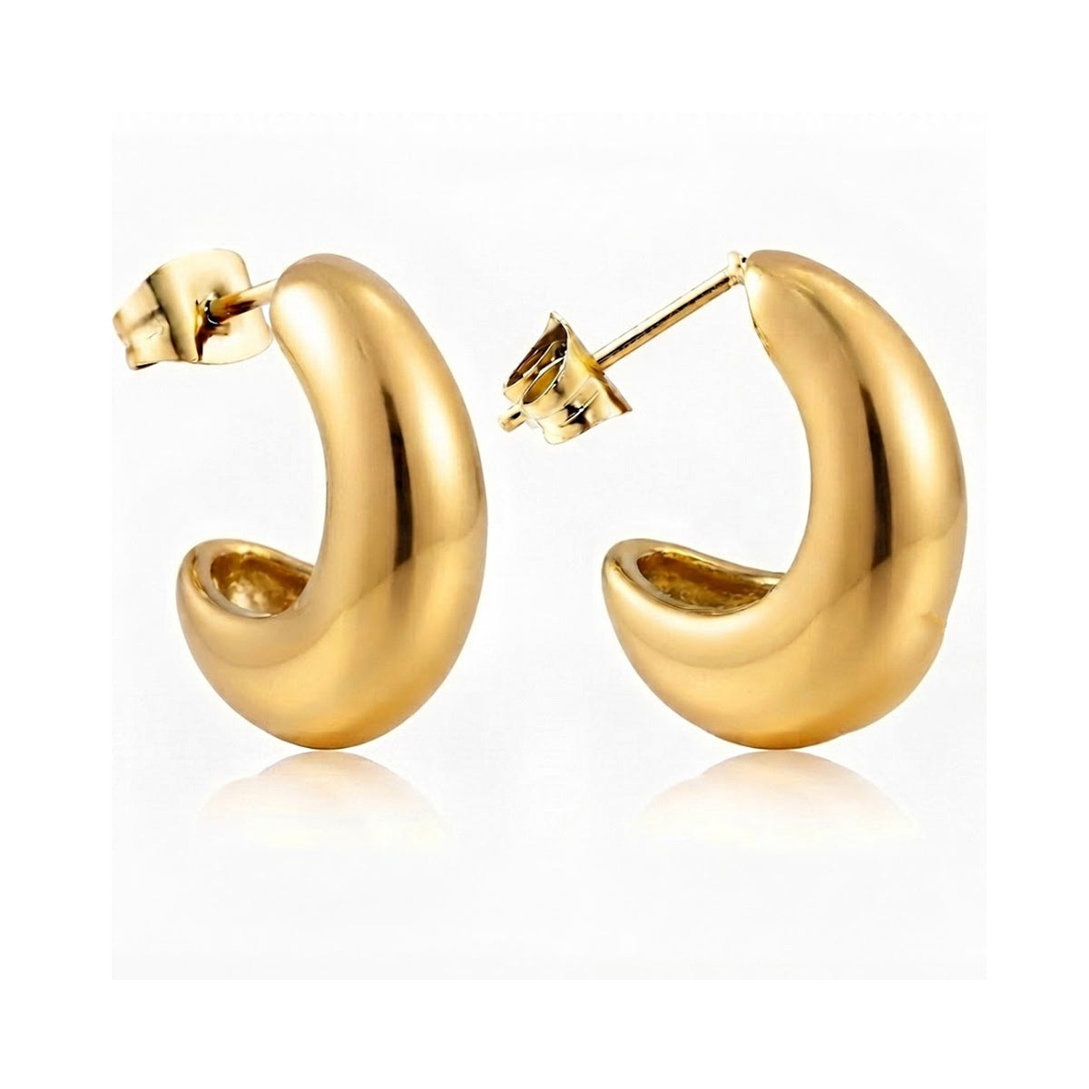 Earring Hoop Gold - Marina
