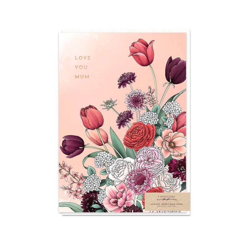 Card Tulips Love You Mum