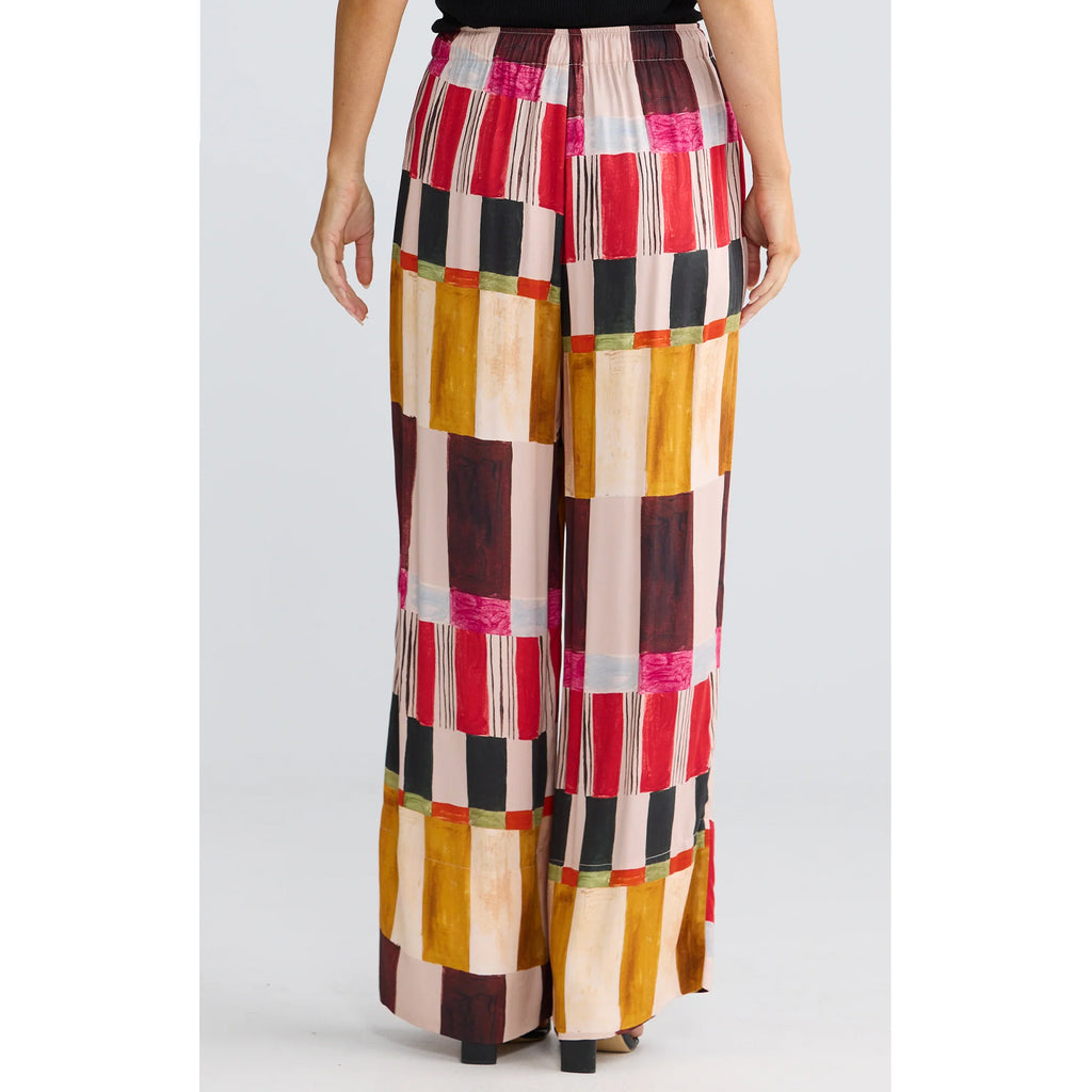 Pant Astrid - Painterly Geo