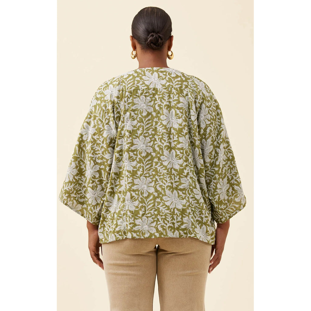Top Wilma Blouse - Olive