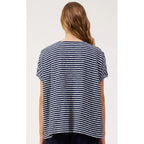TShirt Tropea Stripe - Navy