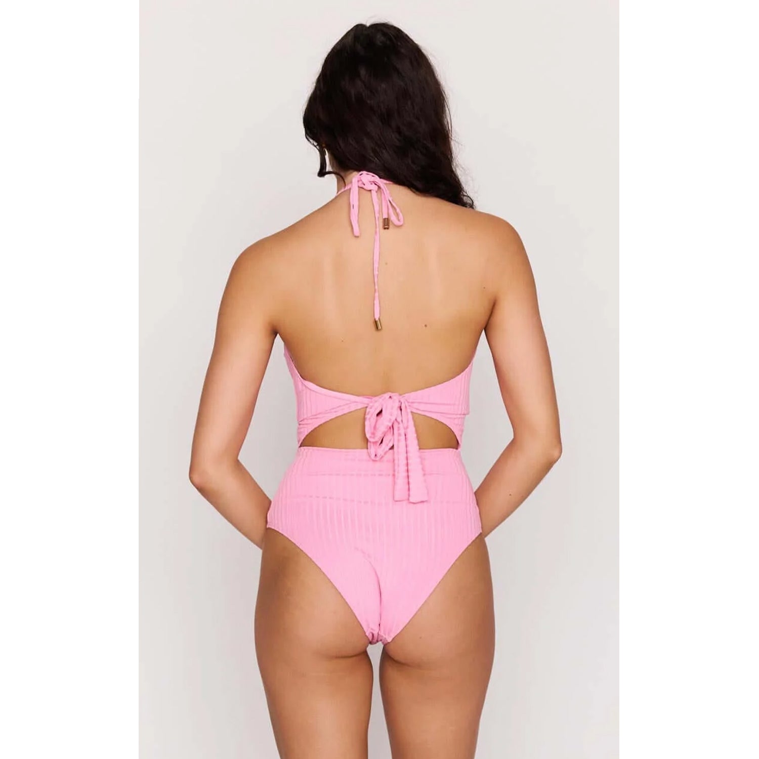 Swimsuit Gigi Keyhole One Piece - Pink