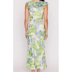 Dress Carrie Ruffled Midi - Watercolour Floral