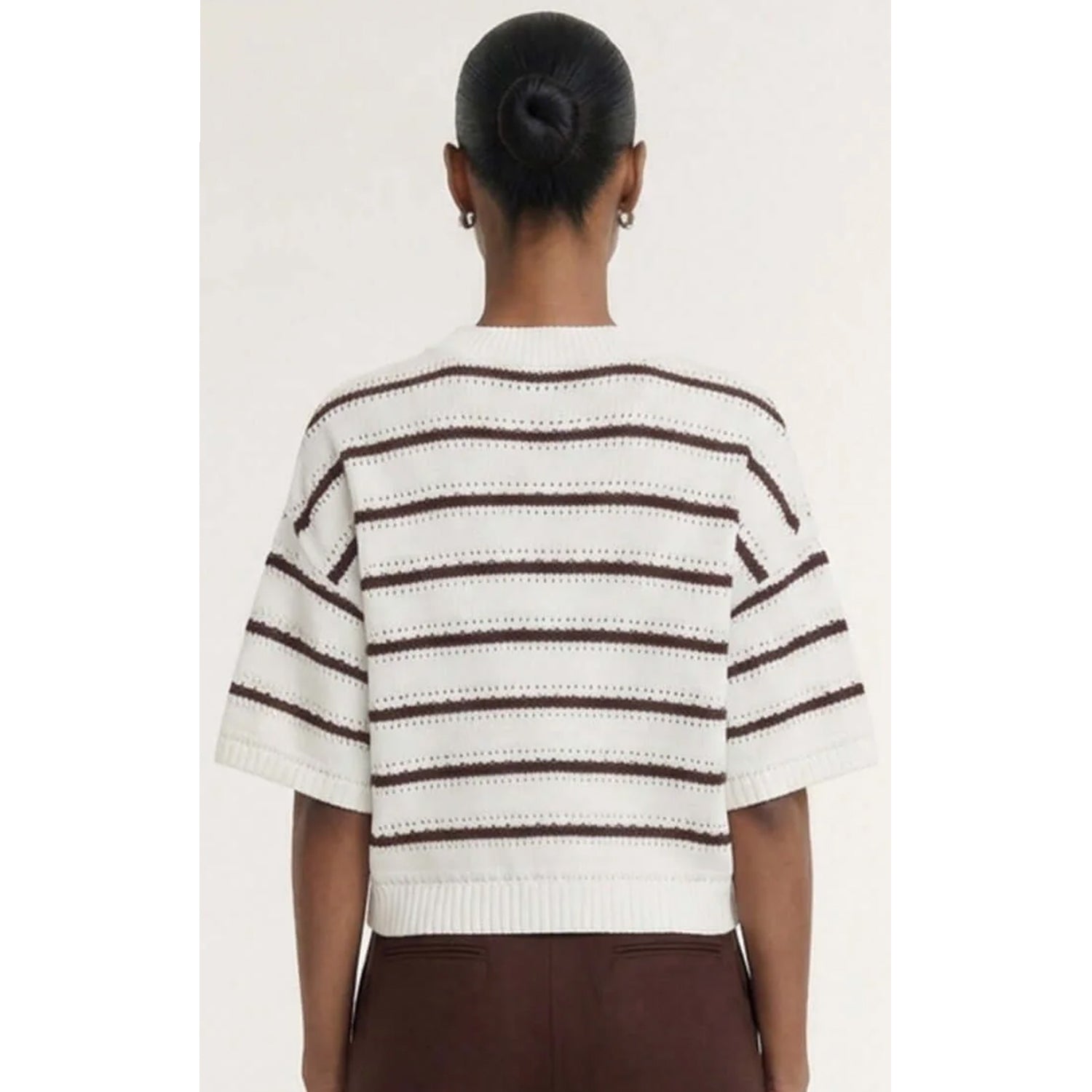 Knit Tee - Pillar Stripe