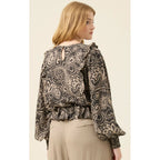Top Grace Frill - Paisley