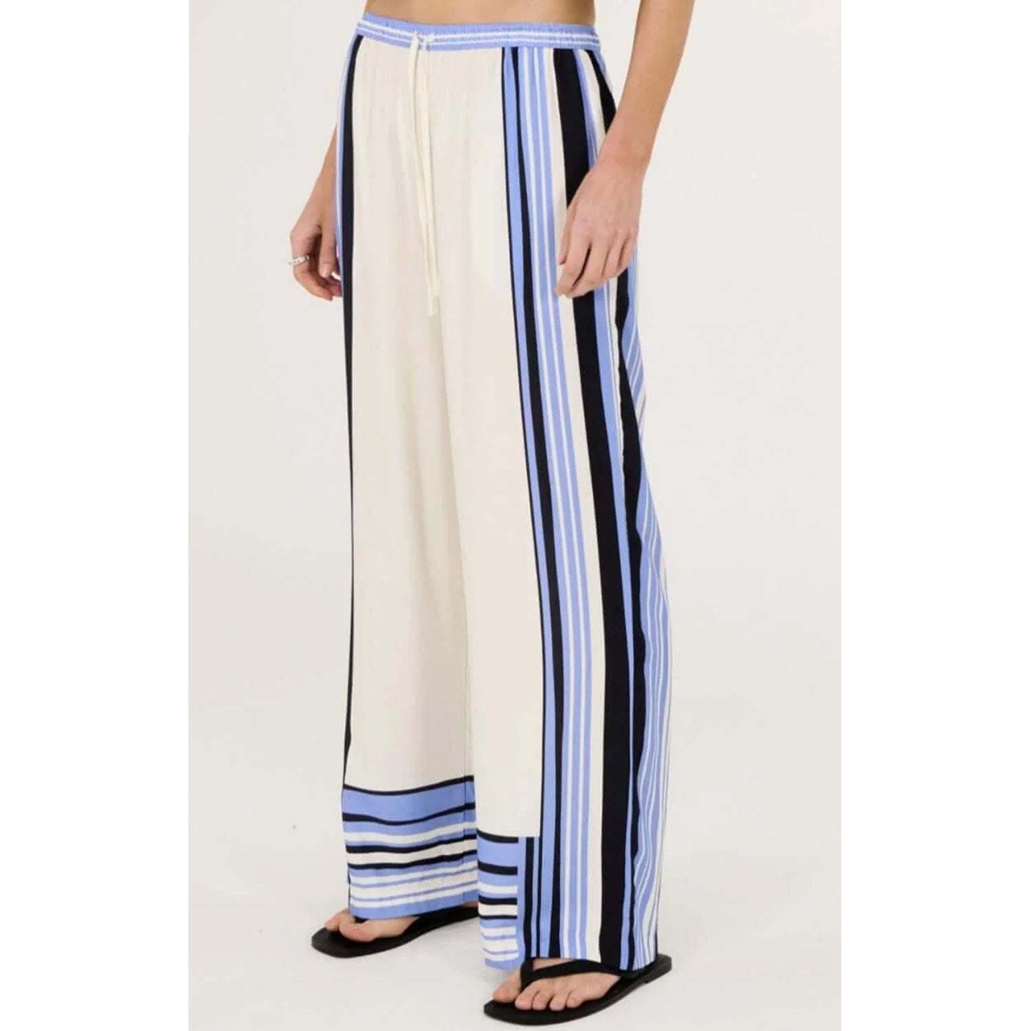 Pant Amari Relaxed - Spliced Stripe