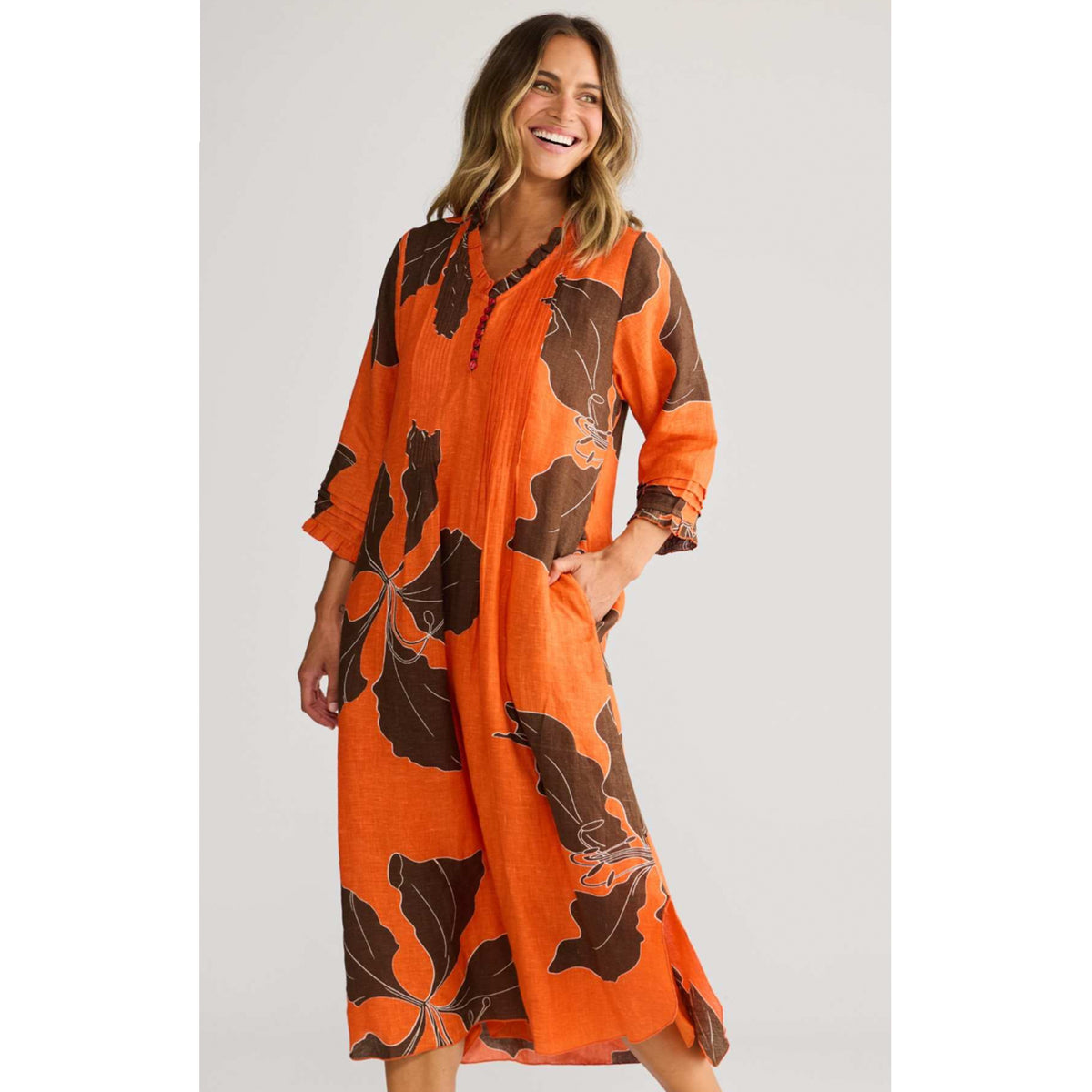 Dress Marin - Hibiscus Breeze