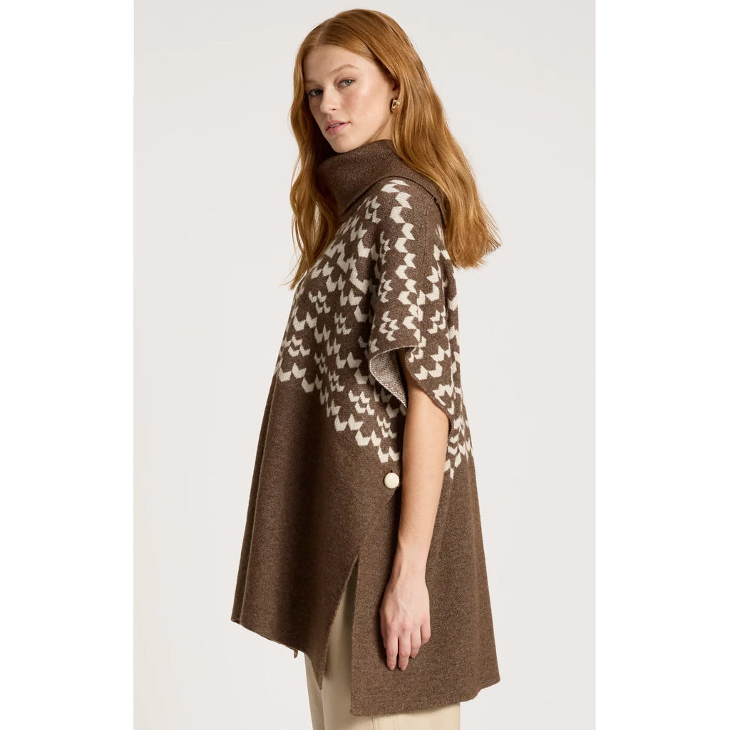 Poncho Maasai ONE SIZE - Cocoa/Dune