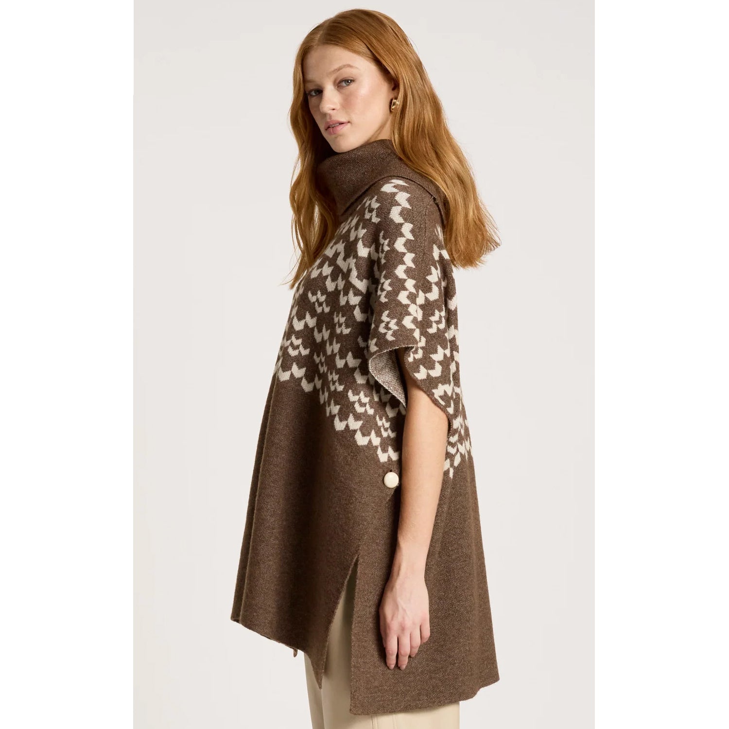 Poncho Maasai ONE SIZE - Cocoa/Dune