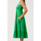 Dress Midi Positano Contrast - Green