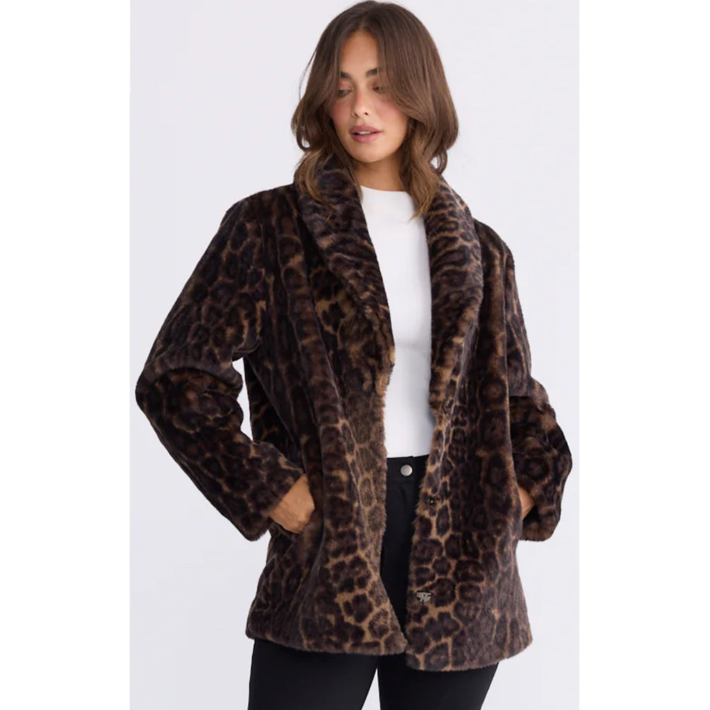 Jacket Katerina Fur - Leopard
