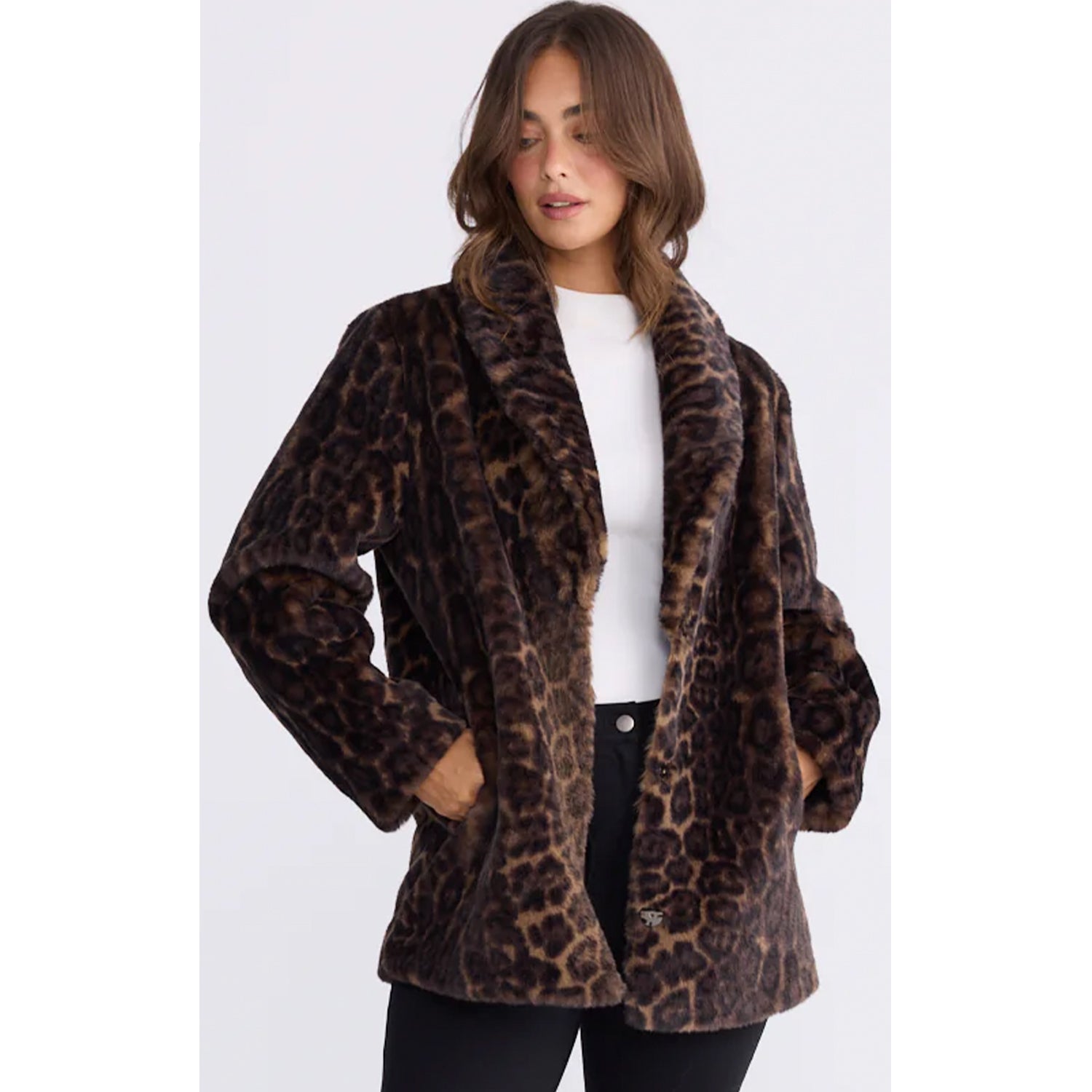 Jacket Katerina Fur - Leopard