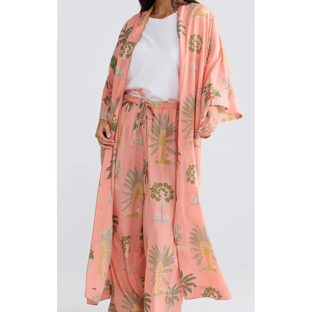 Robe Namaste - Baby Pink Palm