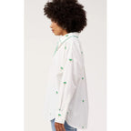 Top Mauritius Embroidered Shirt - White