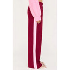 Pant Vesper Casual - Wine & Pop Pink