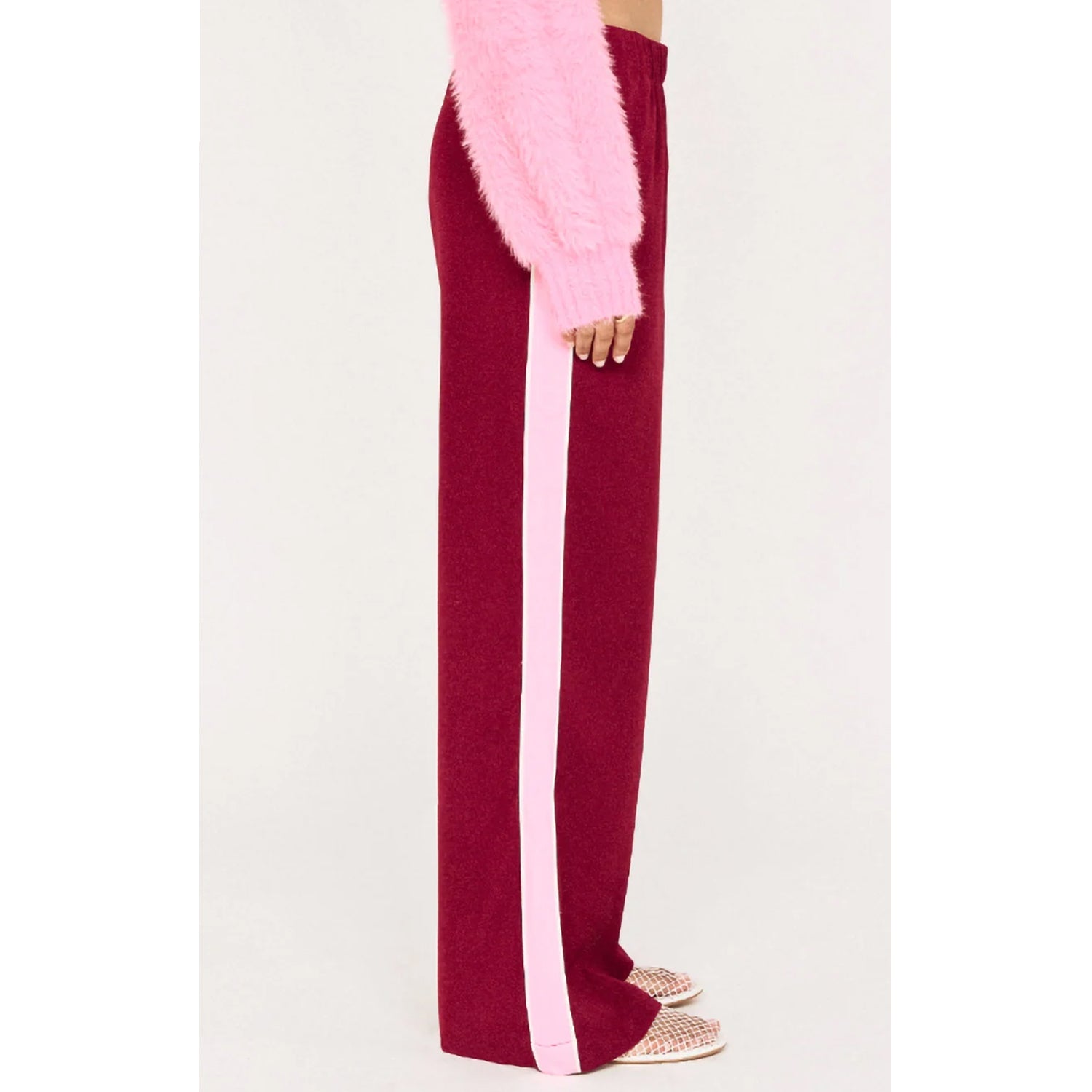 Pant Vesper Casual - Wine & Pop Pink