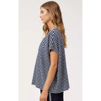 TShirt Tropea Stripe - Navy