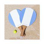 Vintage Beach Paddles La Mer Med Blue