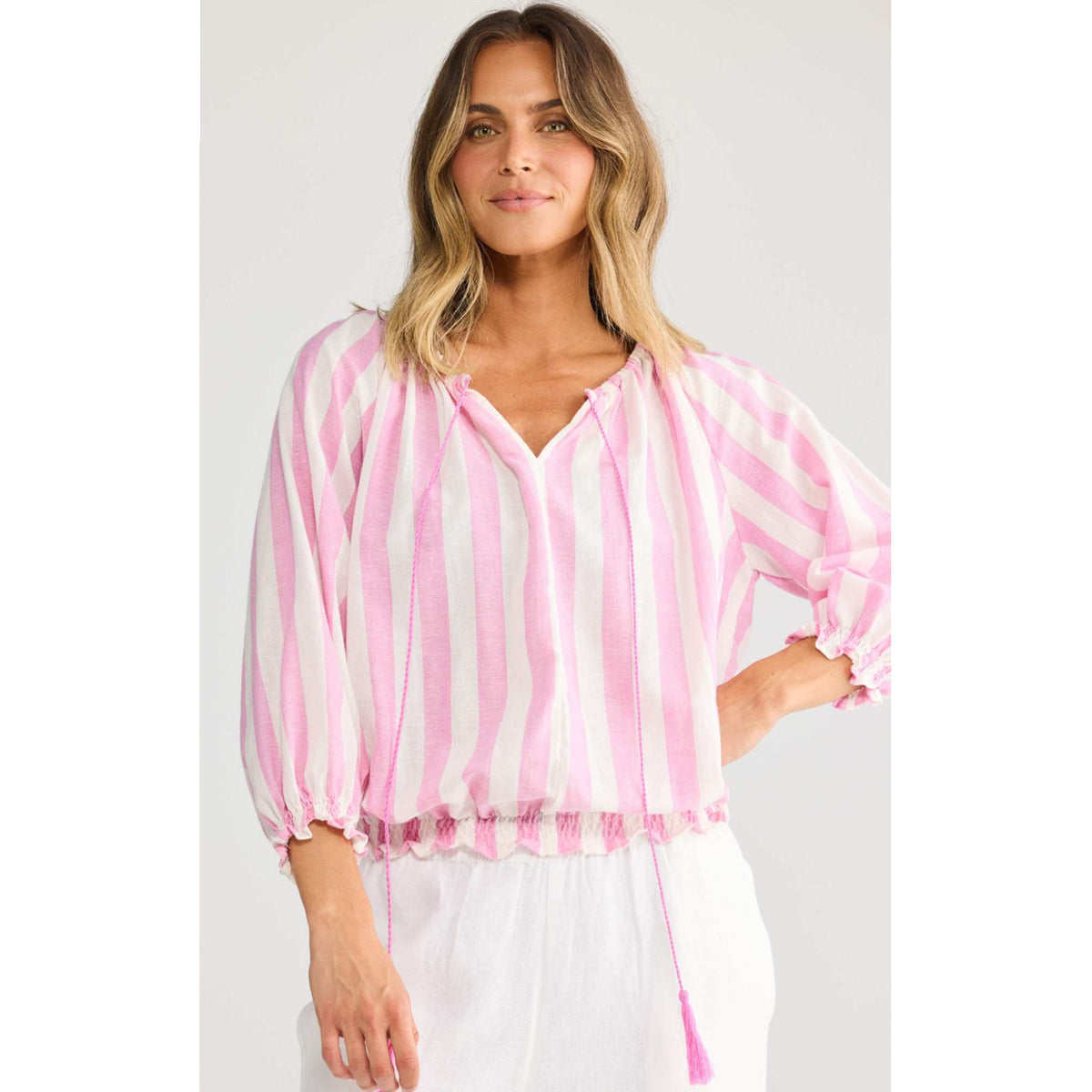 Top Seaside - Candy Stripe