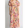 Dress Mia Puff Midi - Whispering