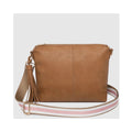 Crossbody Bag Daisy Stripe - Camel