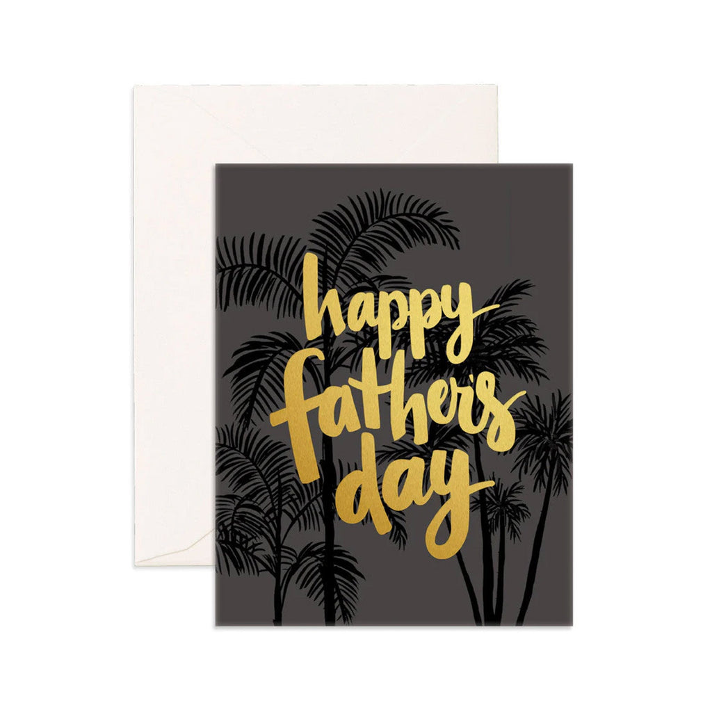 Card Father's Day Palms