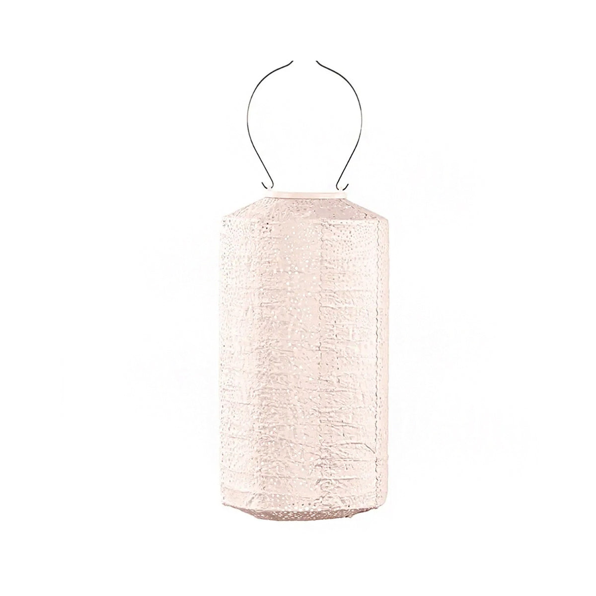 Lantern Solar Cylinder 18 - Soft Blush