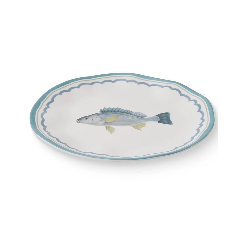 Plate Large Melamine La Mer Fish