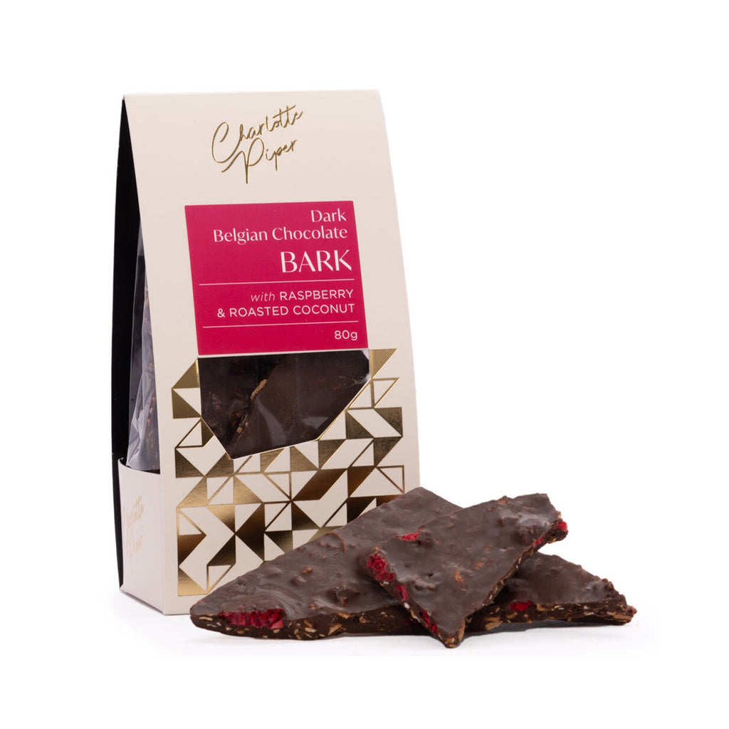 Dark Chocolate Bark - Raspberry & Coconut