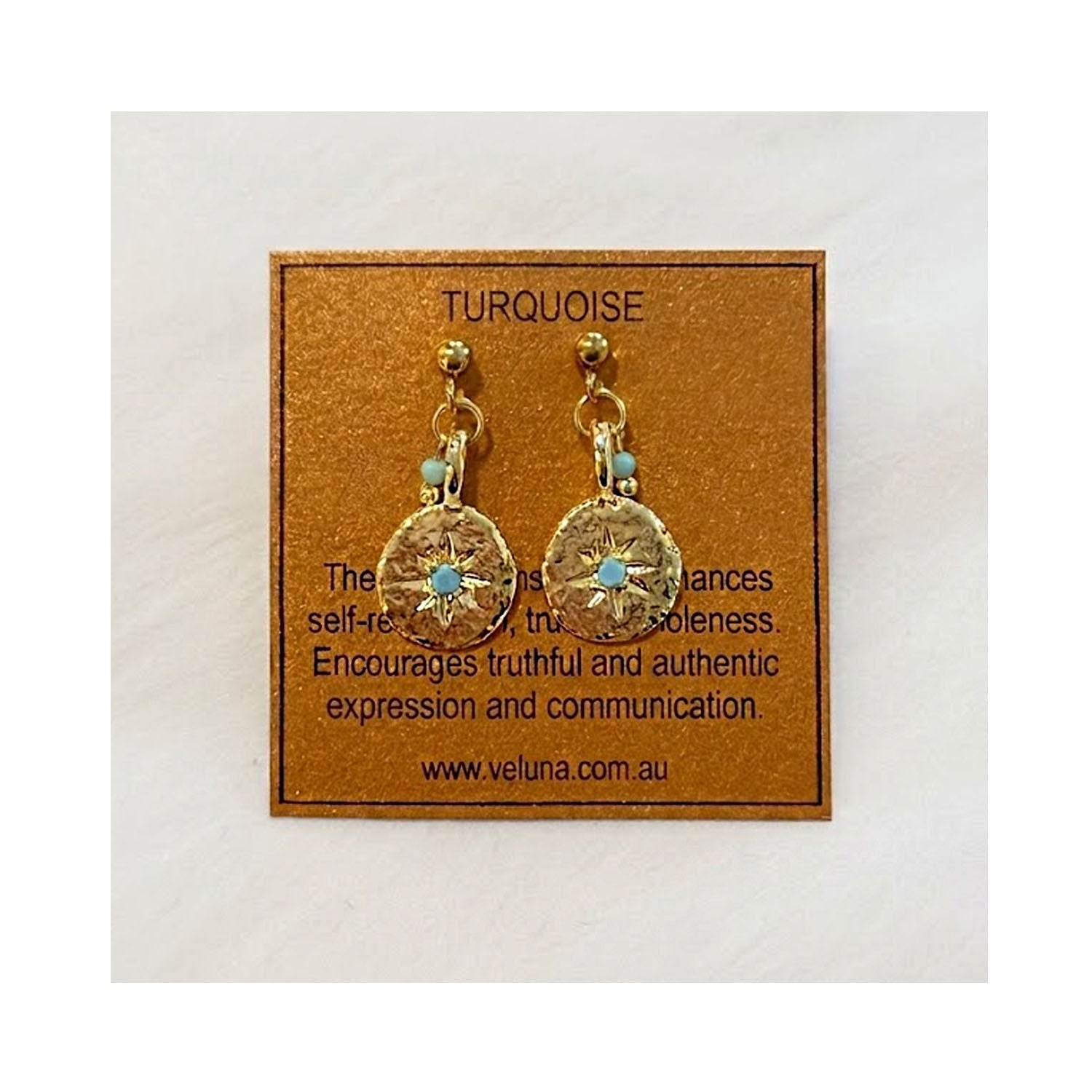 Earring December Birthstone - Inner Compass Turqoise
