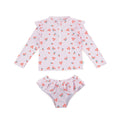 Swimming set - Striped Posy