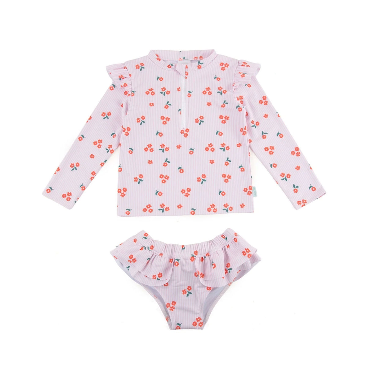 Swimming set - Striped Posy