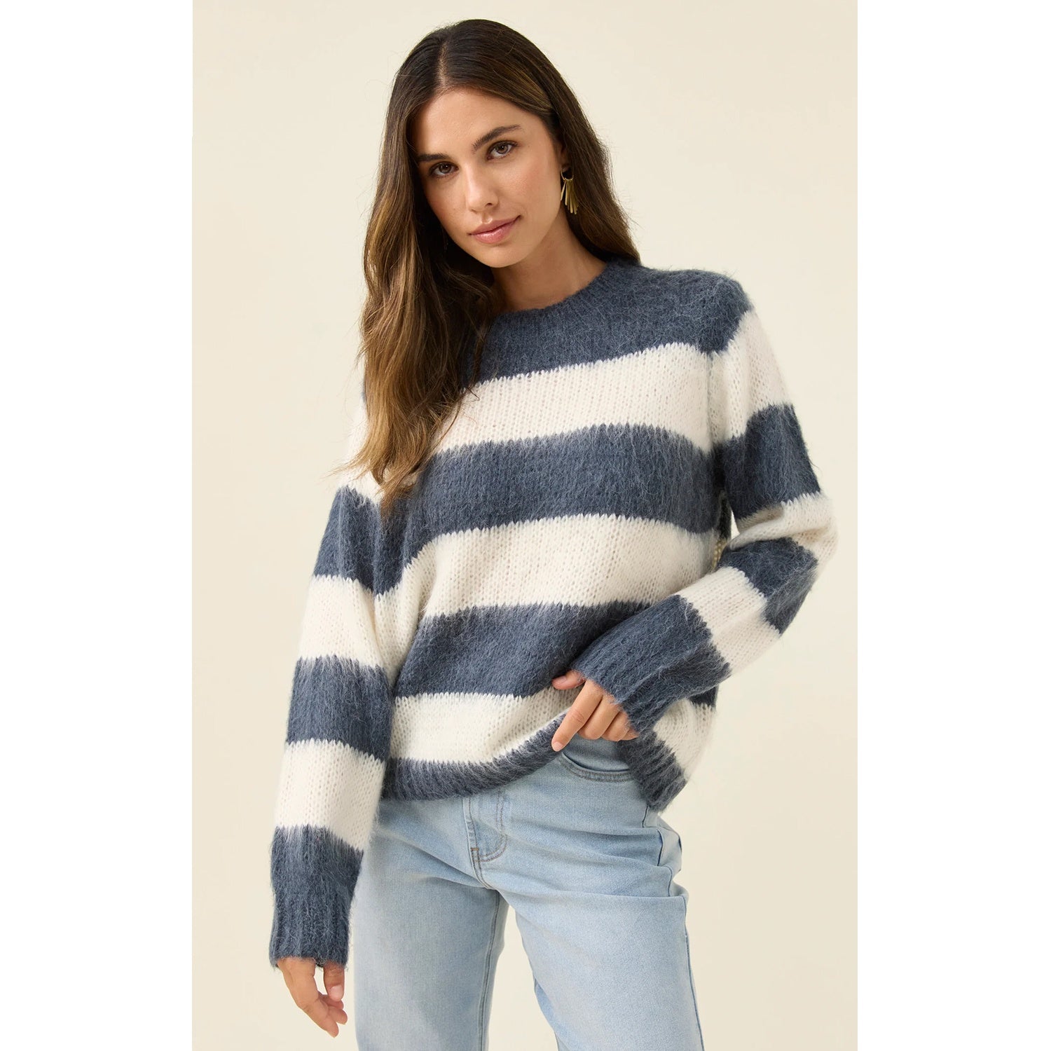 Jumper Pallas Stripe - Navy
