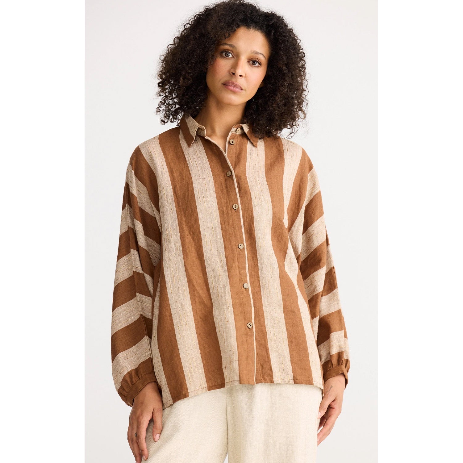 Top Milano Shirt - Sienna Stripe