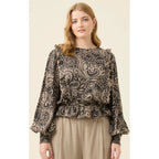 Top Grace Frill - Paisley