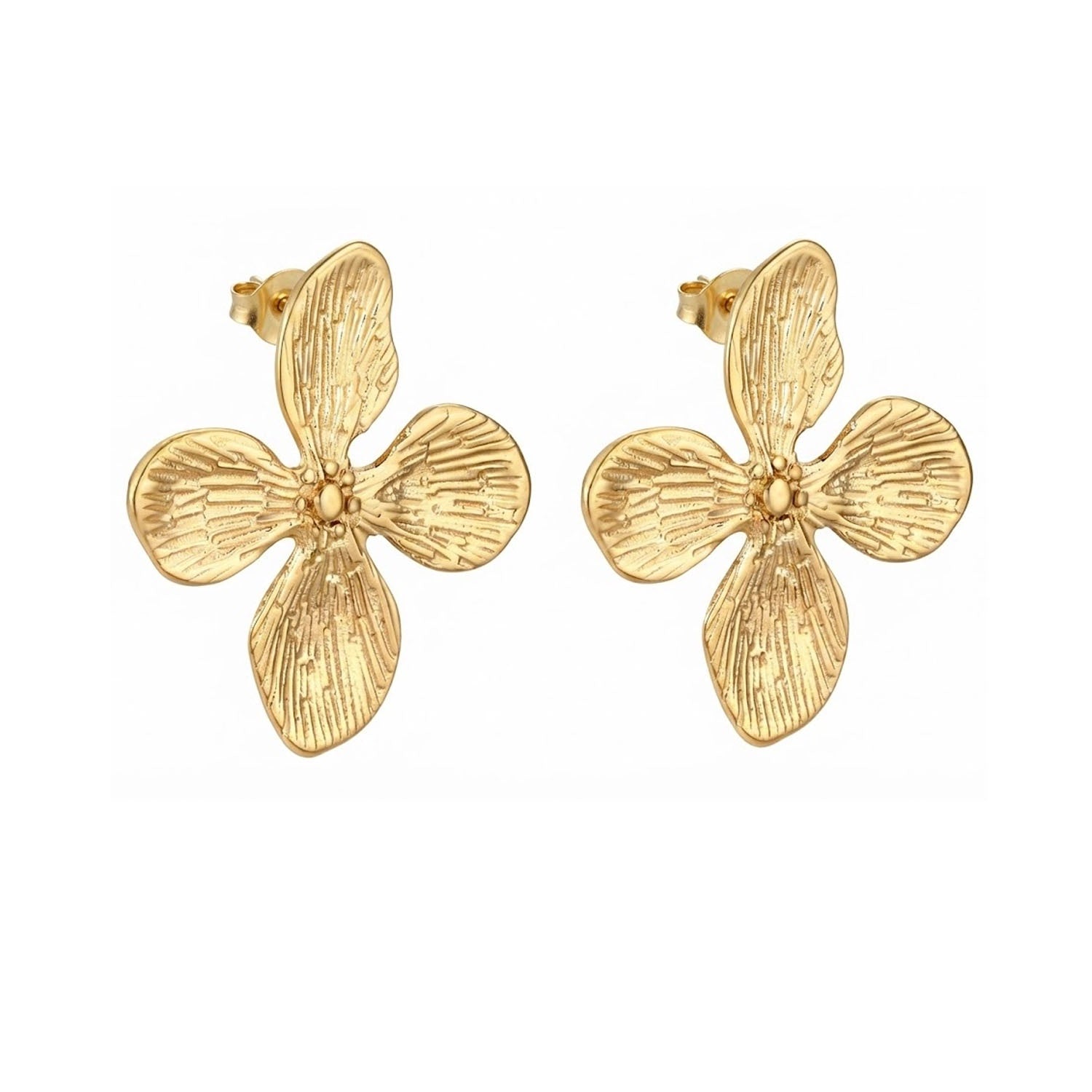 Earring Stud Gold - Blossom