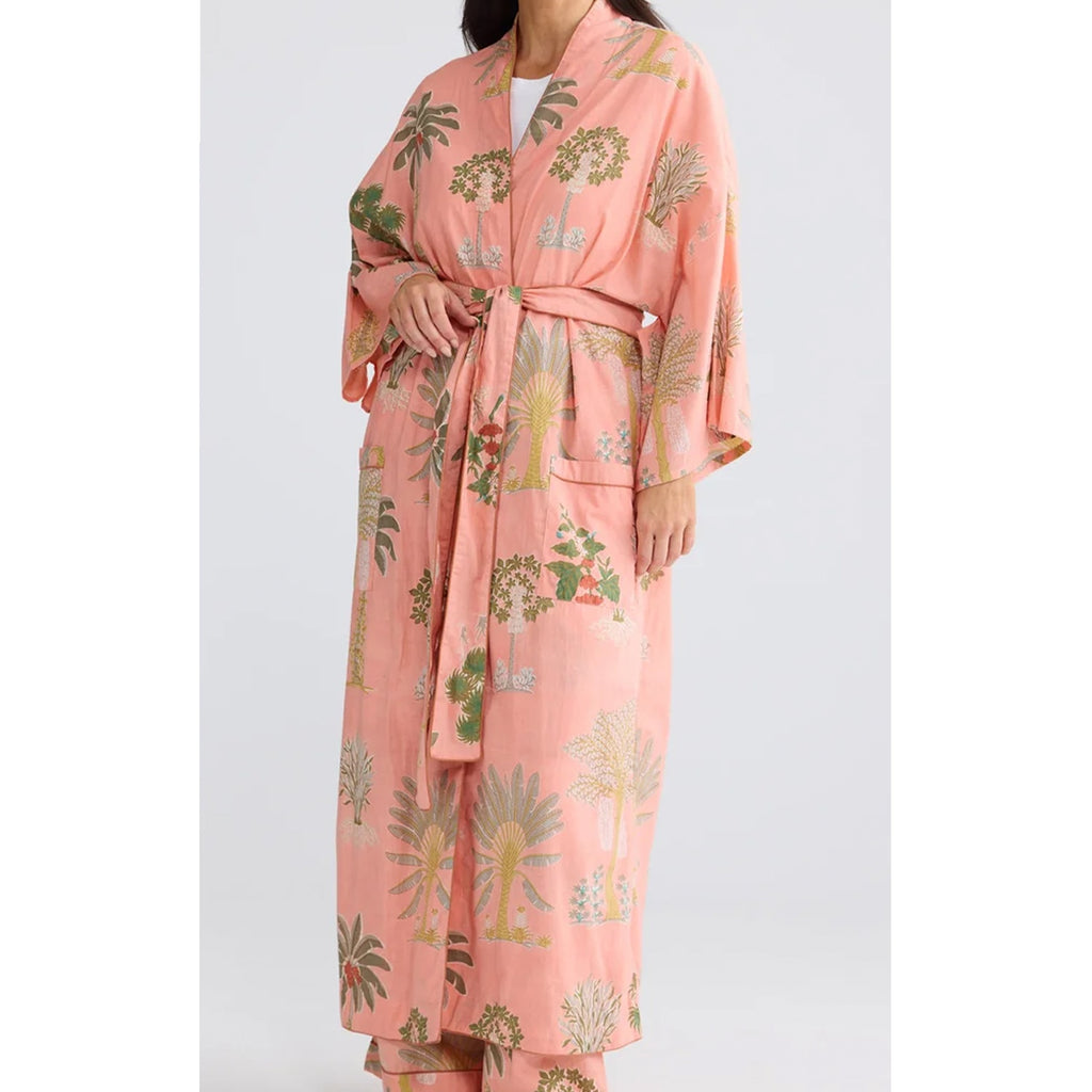 Robe Namaste - Baby Pink Palm