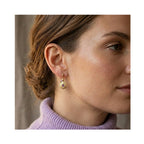 Earring February Birthstone - Inner Compass Amethyst