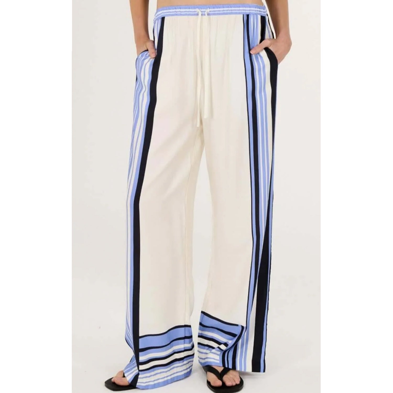 Pant Amari Relaxed - Spliced Stripe