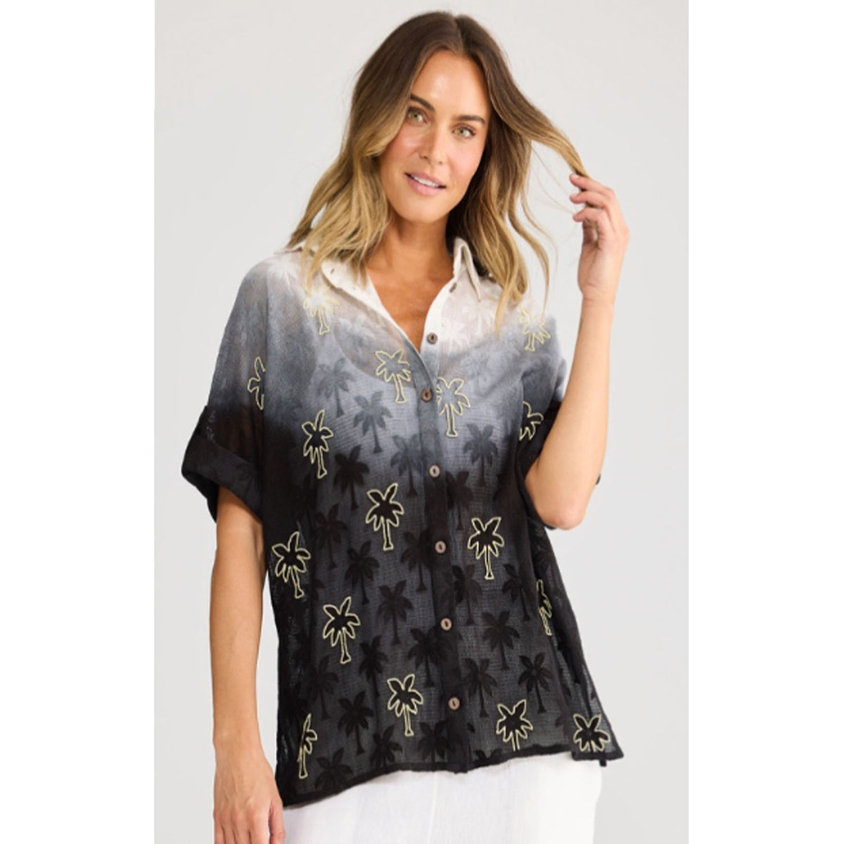 Shirt Mellow - Black Ombre