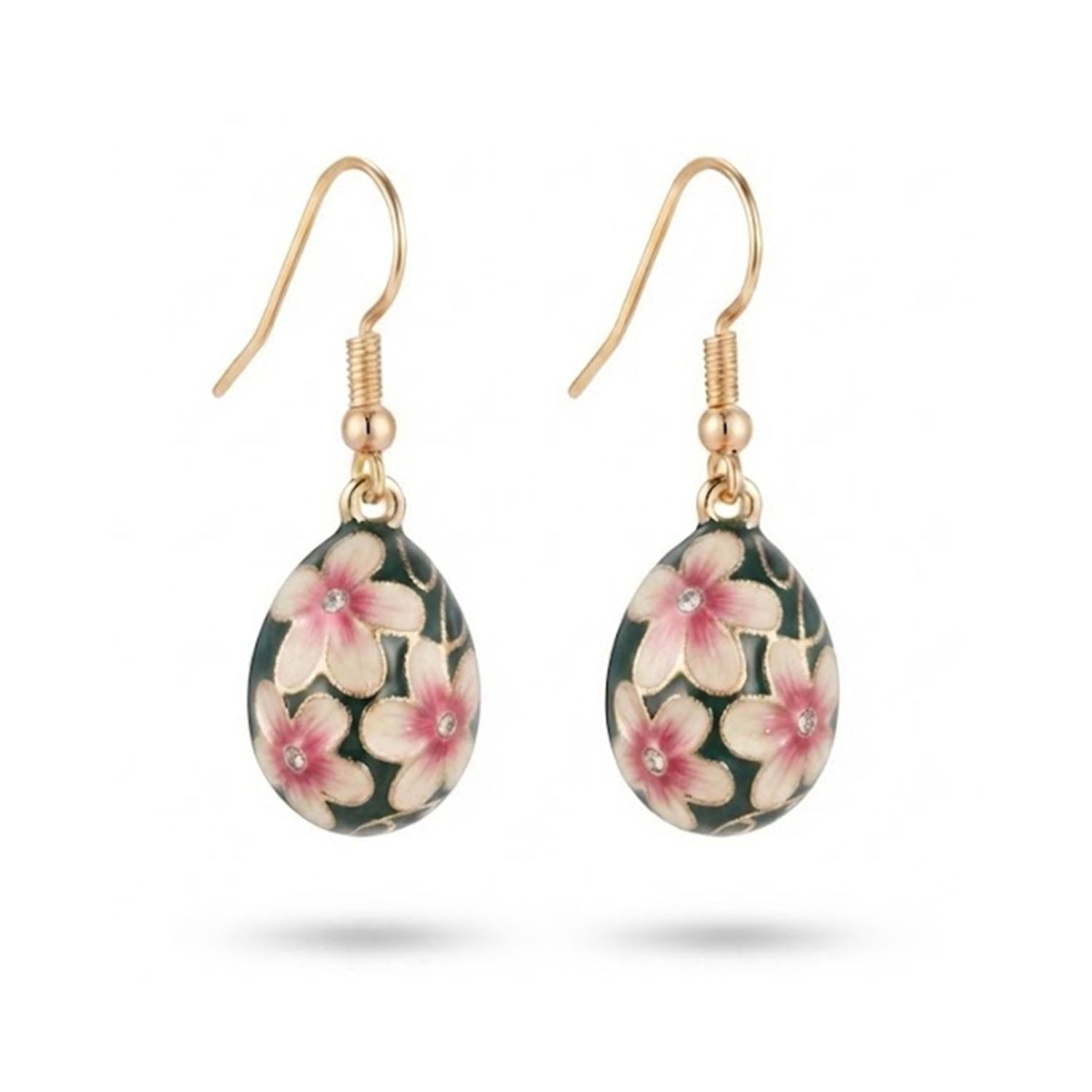 Earring Enamel Hana - Green