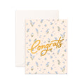 Card Congrats Forget Me Not