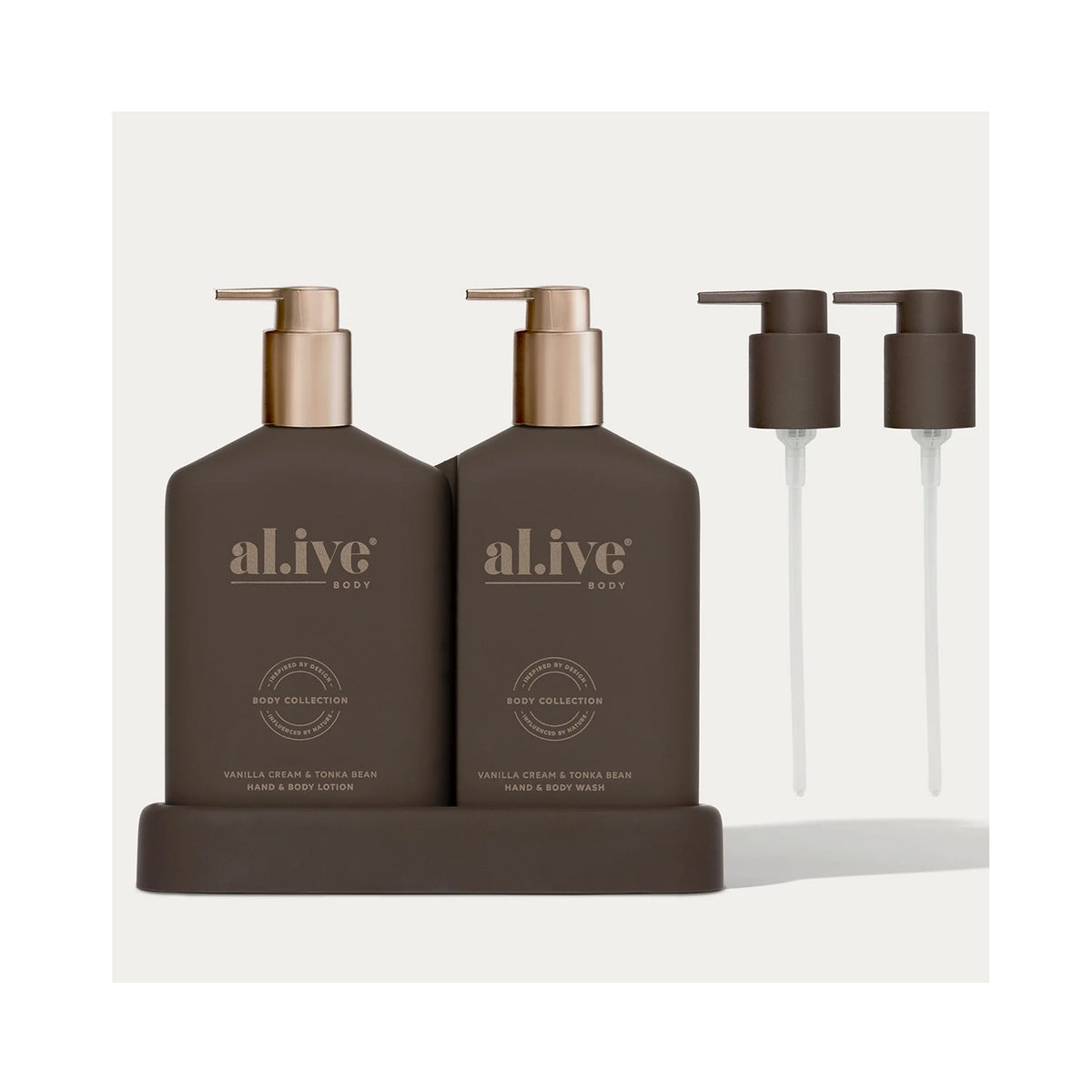 Wash & Lotion Duo Transformative - Vanilla Cream & Tonka Bean