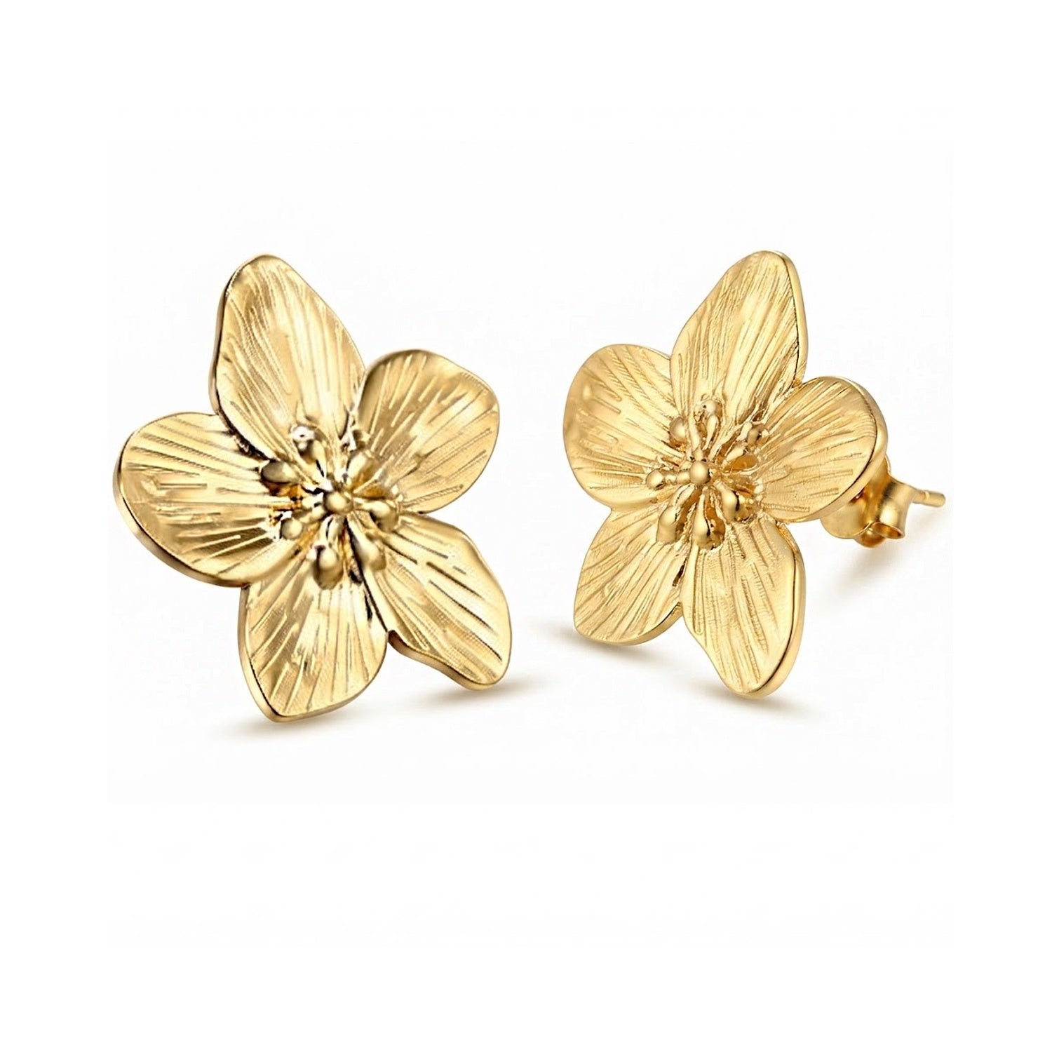 Earring Stud Gold - Valentina