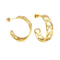 Earring Hoop Gold - Freya
