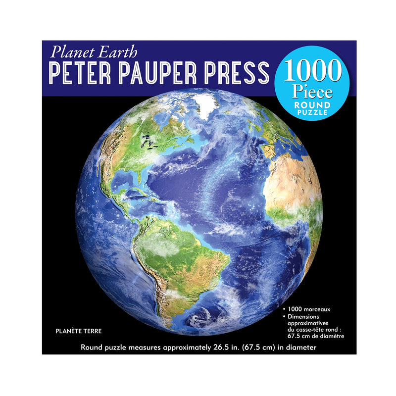 Puzzle Round Planet Earth